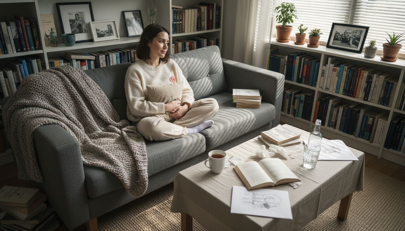 Värmekudden blev räddningen för kvinnans mensvärk